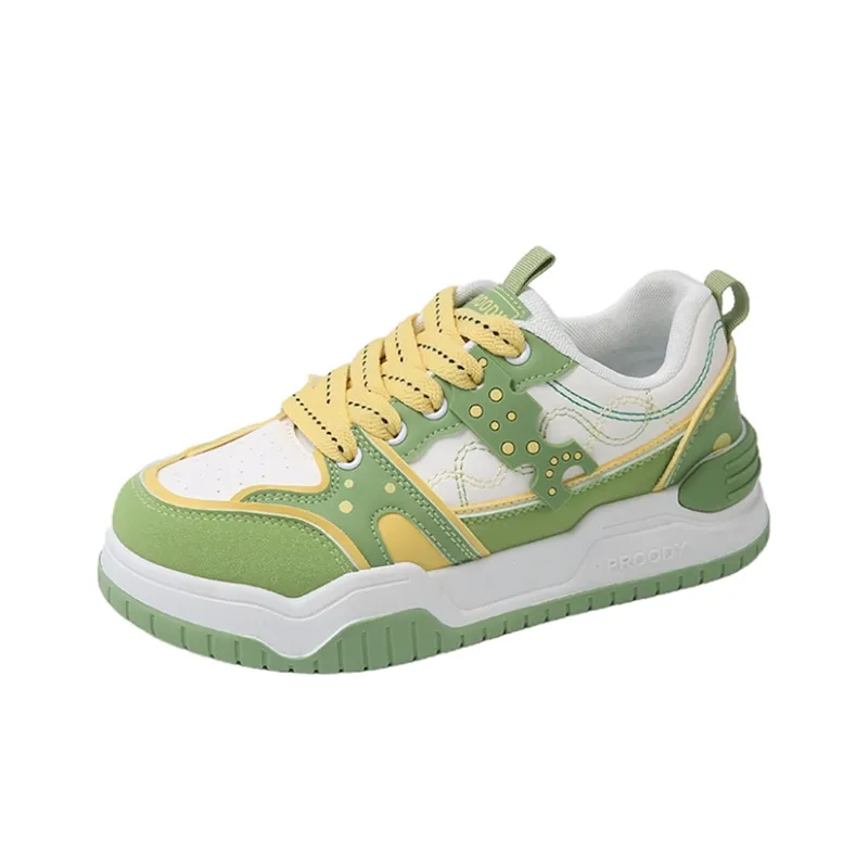 Lycakington Anti Slip Wear Resistant Low Top Skateboard Shoes Women's-10