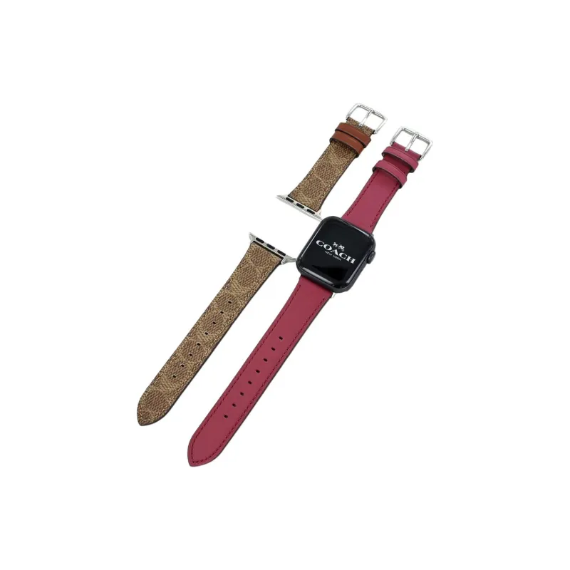 COACH Watch Bands Compatible With All Devices 180mm Canvas Material-1