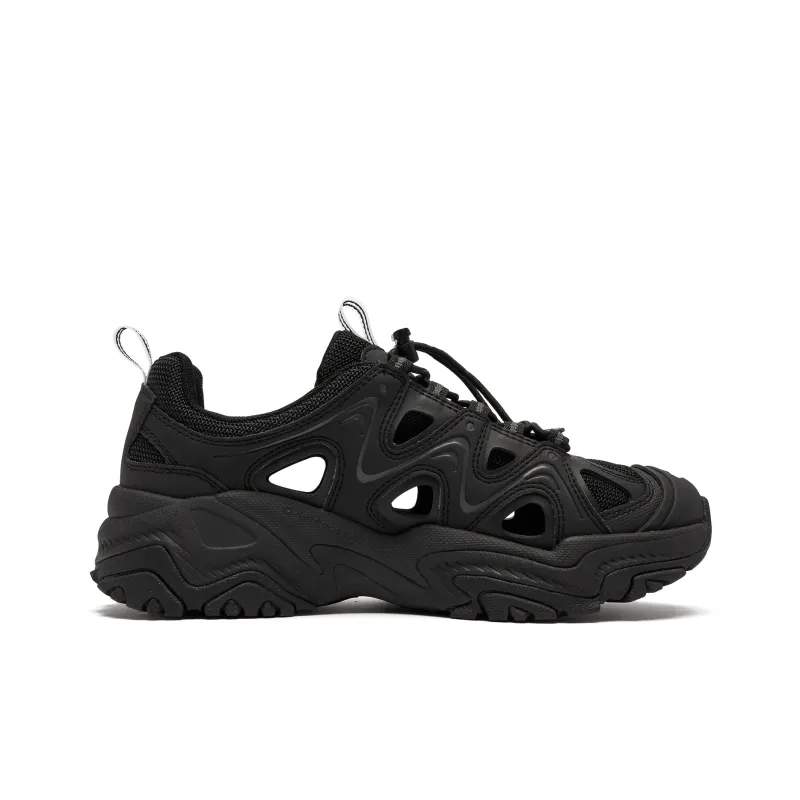 QIAODAN Slip Resistant Breathable Abrasion Resistant River Trekking Shoes Women's Black-1
