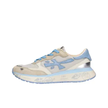 PREMIATA Lauryn Low Top Casual Shoes Women's Beige Blue