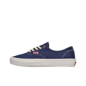 Vans Skate Authentic Slip Resistant Low Top Skateboard Shoes Unisex Blue