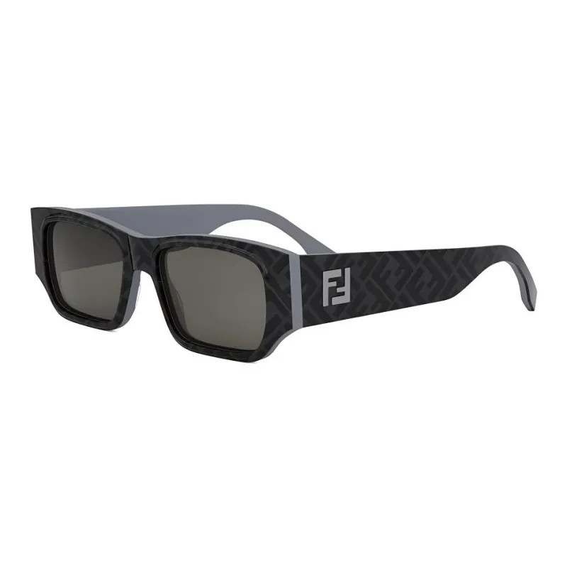 FENDI Square Sunglasses Unisex Black-0