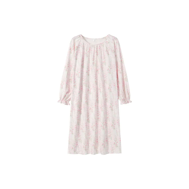 Herbal Primer Nightgown Women's Combo Set-35