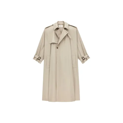 SAINT LAURENT Trench Coat Women's Beige