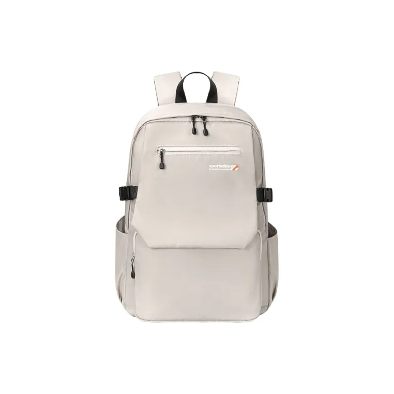HLA Nylon Backpack Unisex Black/Ecru-0