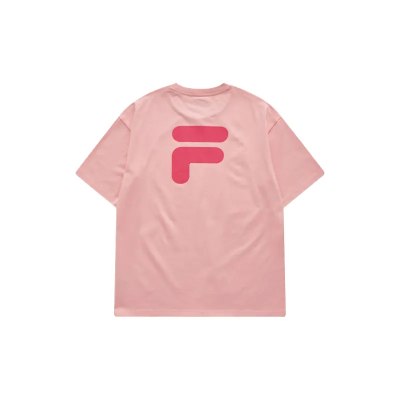 FILA FUSION TOKYO STUDIO T Shirt Unisex Youth Pink-1