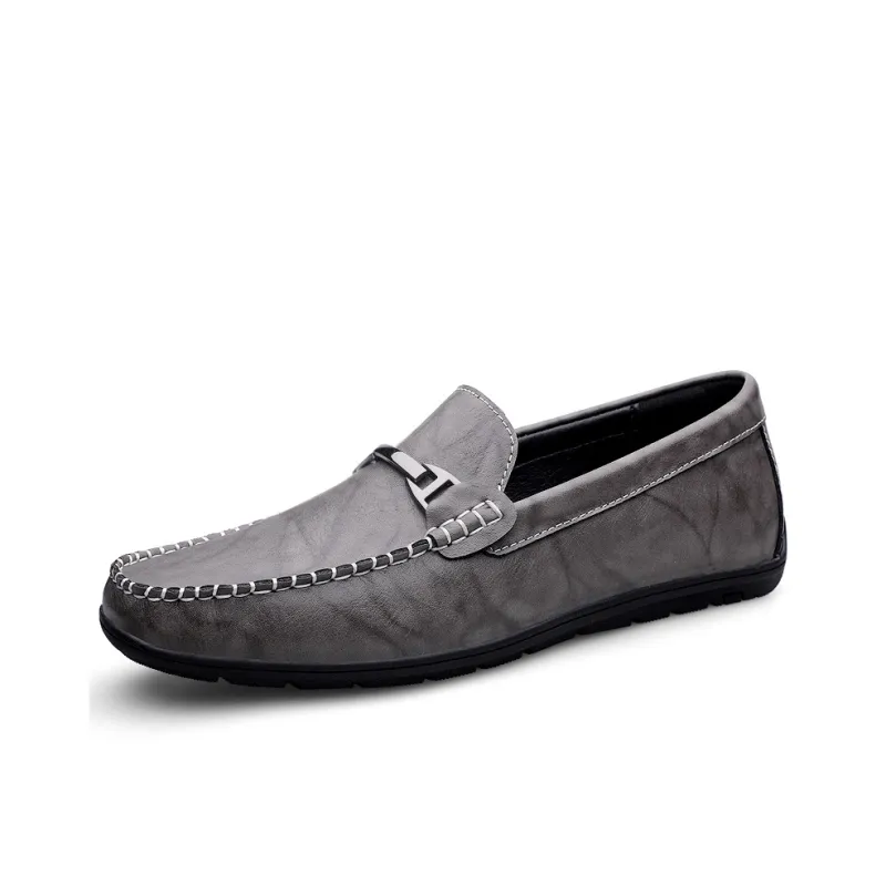 Bull charm Men's Casual Shoes Men Low Top Black/Gray-7