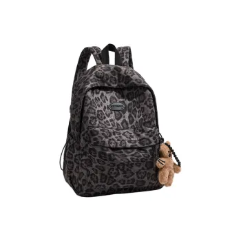 URBAN FOREST Oxford Backpack Unisex Purple/Orange/Dark Brown