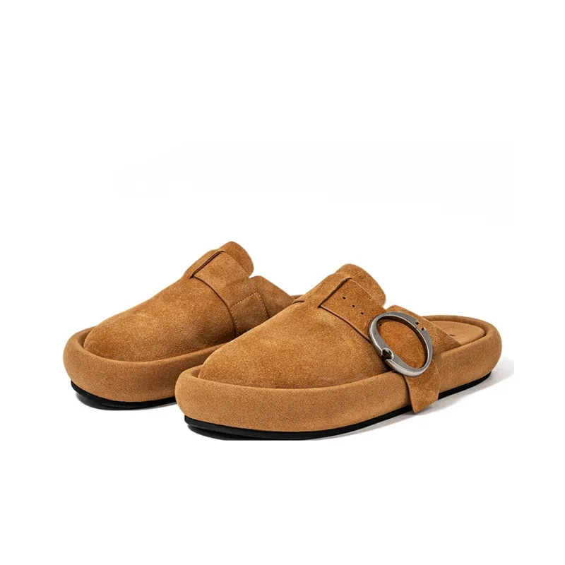LOHAN·SIR Abrasion Resistant Slip Resistant Wrap toe Slippers Unisex-12