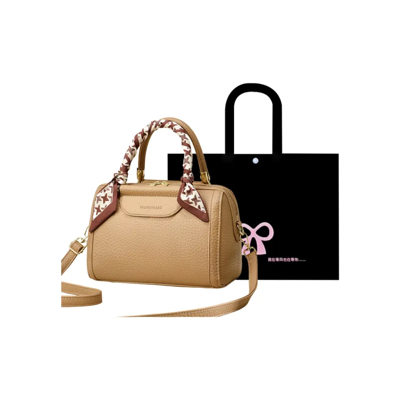 HACIN PU Shoulder Bag Crossbody Bag Handbag Regular Women's Black/Burgundy/Ecru/Green/Khaki/Gray-4