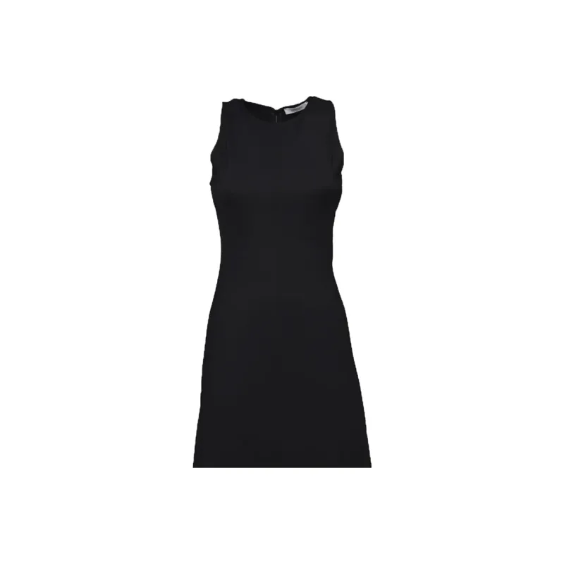 Lemaire Twisted Hem Dress 'Black'-2