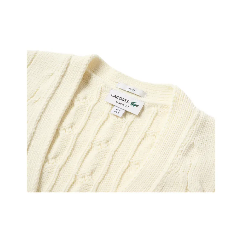 LACOSTE Sweaters Women's Ecru-4