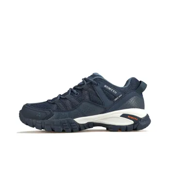 HUMTTO Cushioned Slip Resistant Abrasion Resistant Low Top Outdoor Shoes Women's Dark Gray Light Blue