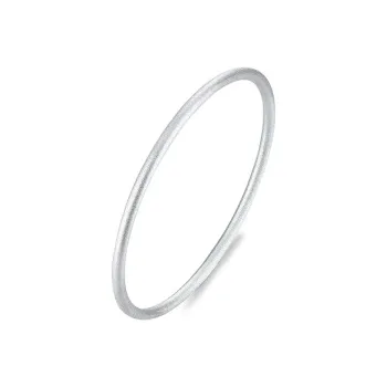 CUTE DAME Sterling Silver Bangles Women's Silver
