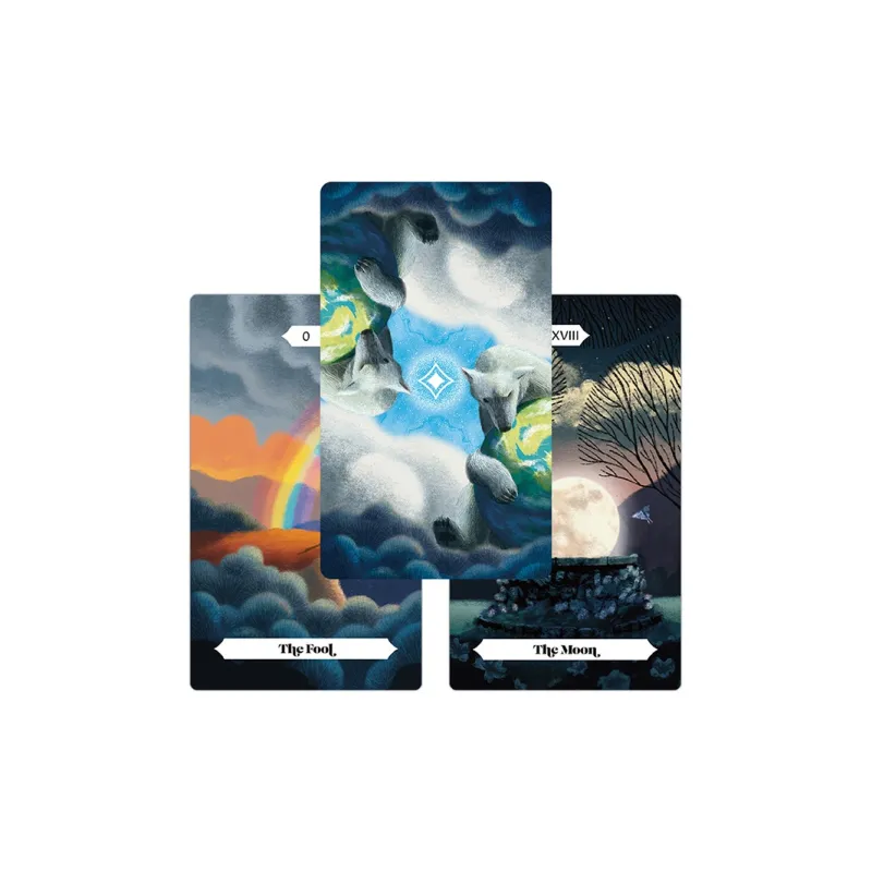 WohStudios Tarot Star Diamond Card Collection Forest Serenity 78 Cards Of The Weit Series Board Games-5
