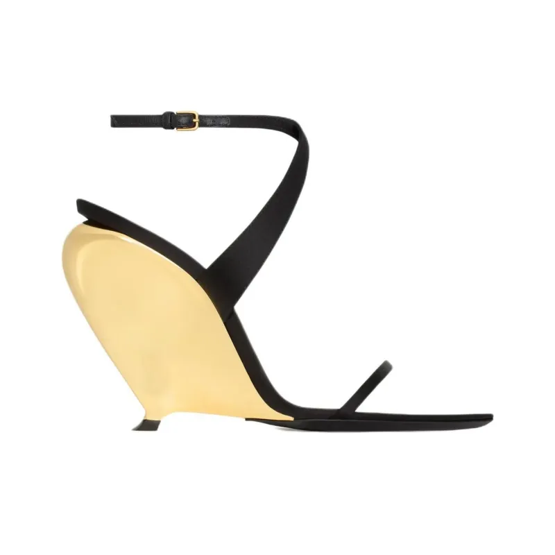 SAINT LAURENT Tallulah One Strap Sandals 11m Women's Black-1