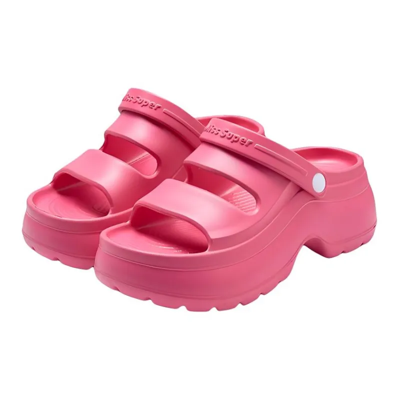 Yu Pu Fashion Trend Platform Squashy And Bouncy Feeling EVA Slippers Summer Slip Resistant Beach, Home Slippers-0