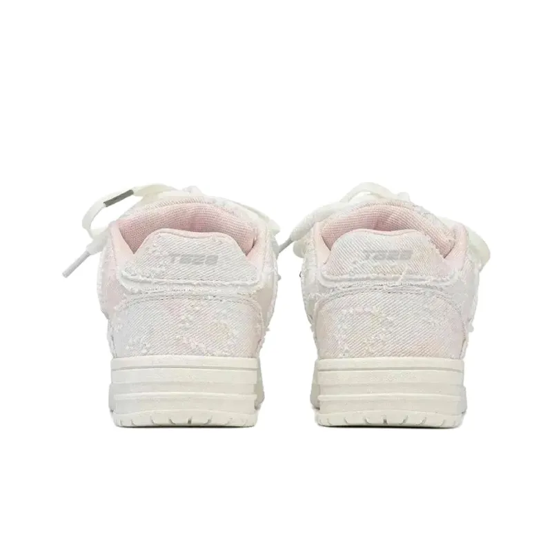 T628 Vintage Puffy Shoes Wear resistant, Lightweight, Breathable, And Non slip. Low Top Skateboard Shoes Unisex-28