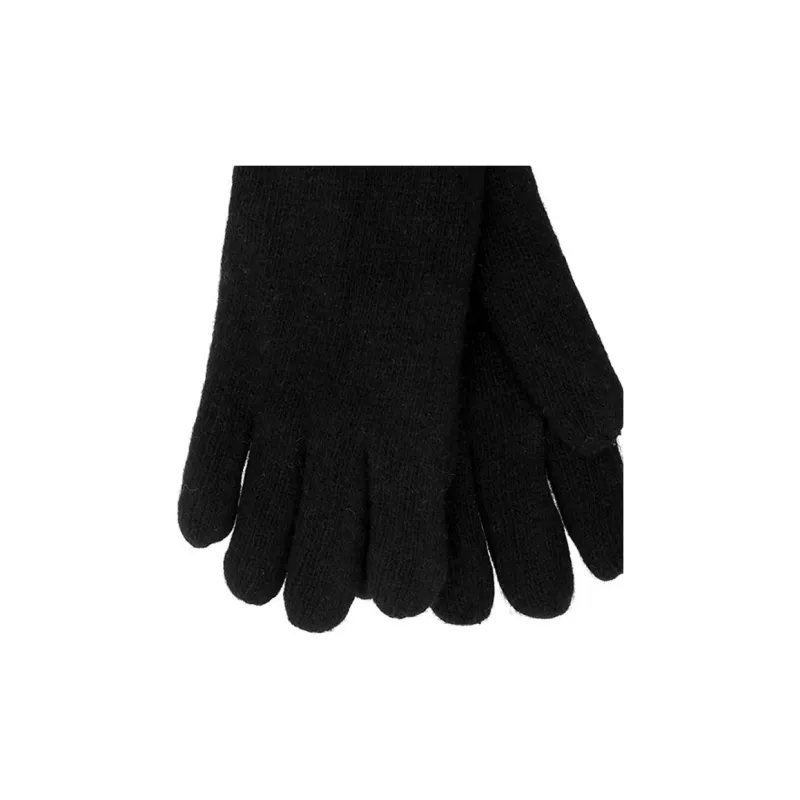 BARBOUR Wool Knit Gloves Men's Black-1