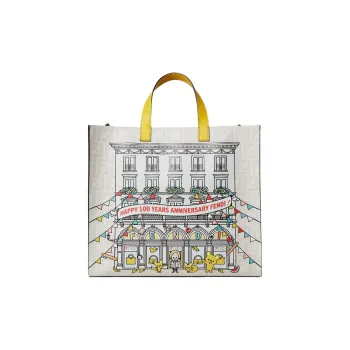 FENDI Cotton Tote Bag, Shopping Bag, Shoulder Bag, Crossbody Bag, Handbag Men's Multicolor