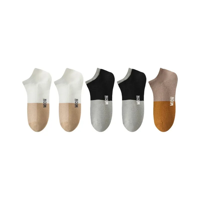 MIIOW No Show Socks Men's 5 Pack-42