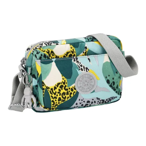 Kipling Nylon Crossbody Bag, Shoulder Bag Women's Green & Gray