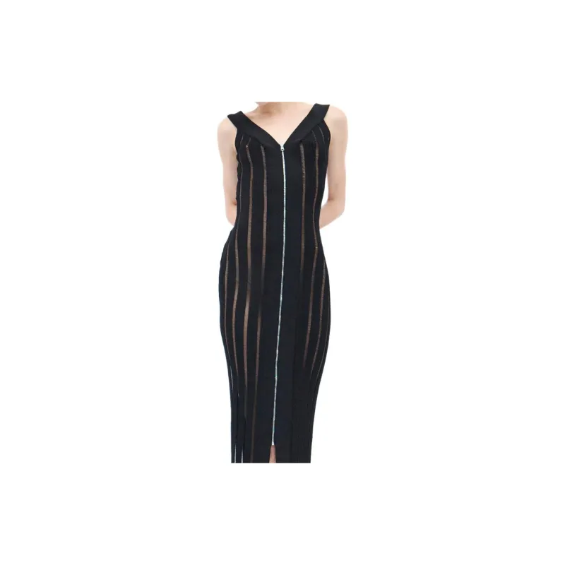 Nensi Dojaka Ribbed knit Maxi Dress-5