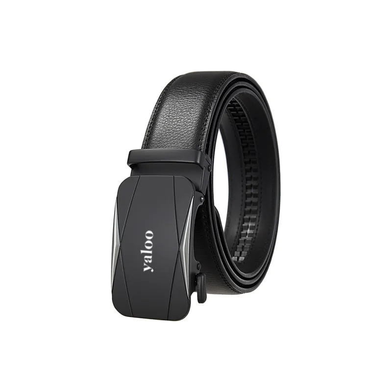 Yalu Cow Split Leather Belts Men's 3.5CM-0