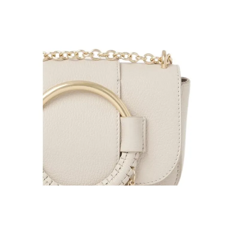See By Chloe Hana Grain Goatskin Portable Crossbody Bag, Shoulder Bag Regular Women's Cement Beige-3