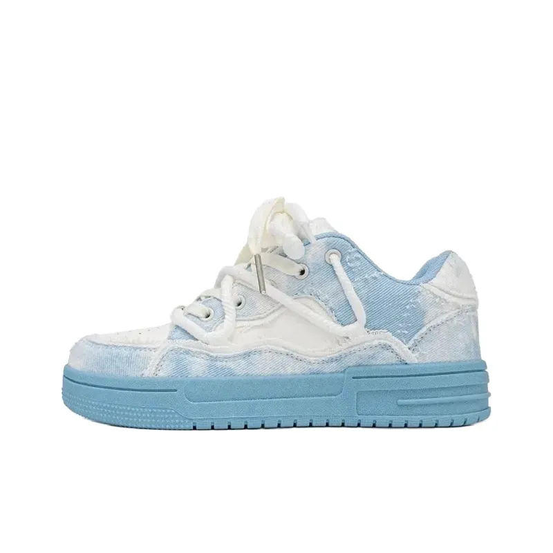 T628 Vintage Puffy Shoes Wear resistant, Lightweight, Breathable, And Non slip. Low Top Skateboard Shoes Unisex-22