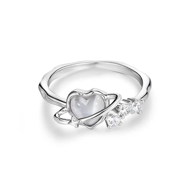 DODOGOGO Alloy Rings Women's Silver, Packaging-0