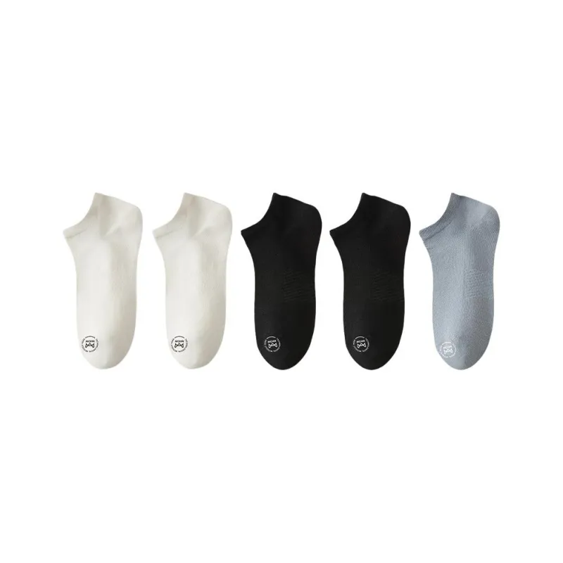 MIIOW No Show Socks Men's 5 Pack-25
