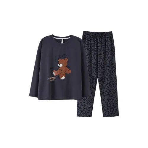 Qin Jing Pajama Set Unisex Black