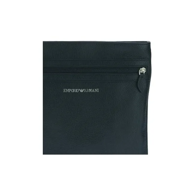 EMPORIO ARMANI Leather Messenger Bag, Shoulder Bag, Crossbody Bag Regular Men's Jasper-4