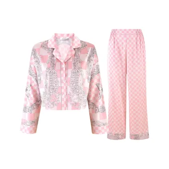 MY BODY Pajama Set Women's European Travelogue