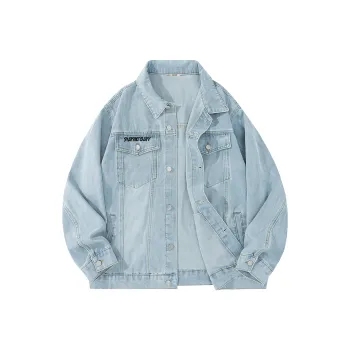 Pancoat Denim Jacket Unisex Vintage Black