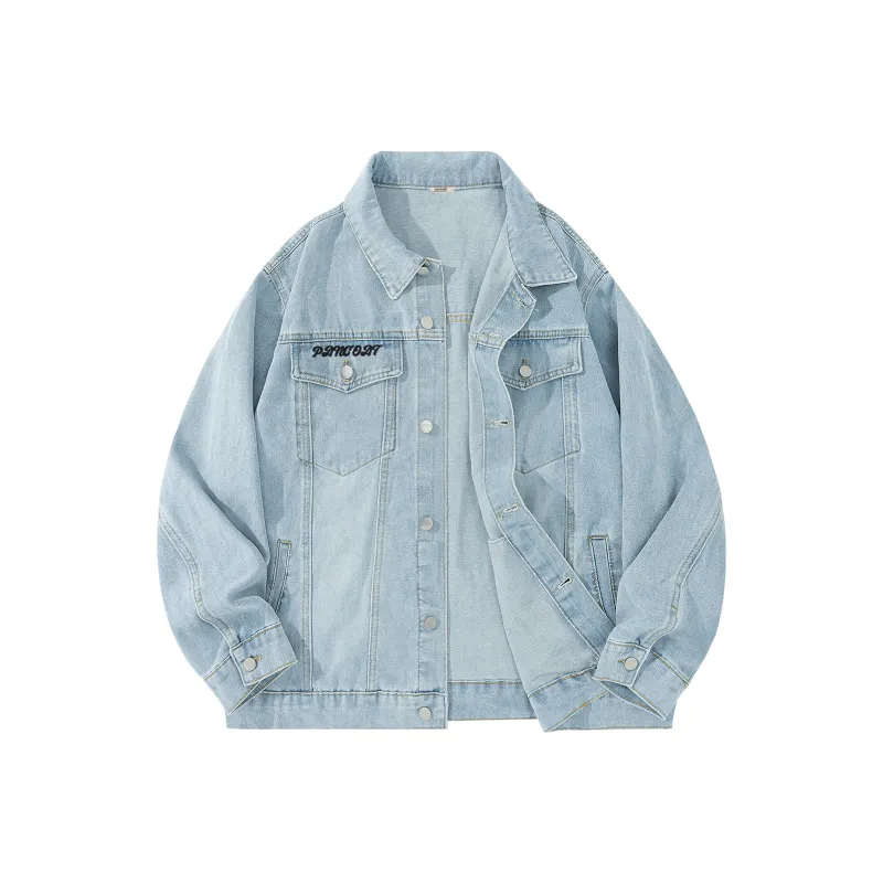 Pancoat Denim Jacket Unisex Vintage Black-2