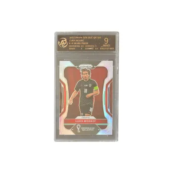 PANINI Card Pass 2022 Prizm Lucas, Luka Modrić 9.0, Silver Fold, Croatia RPA Graded Cards 1 Pc