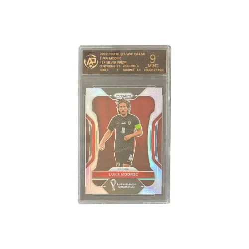 PANINI Card Pass 2022 Prizm Lucas, Luka Modrić 9.0, Silver Fold, Croatia RPA Graded Cards 1 Pc