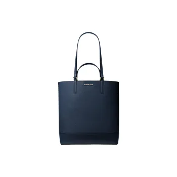 MICHAEL KORS Kelli Leather Tote Bag Shopping Bag Handbag Large Size Women's Marine Blue