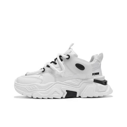 FCMM Cushioning Anti Slip And Wear Resistant Height Increasing Low Top Chunky Sneakers Men's
