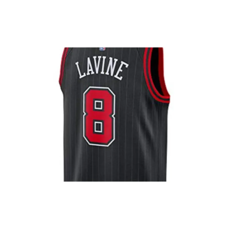 Nike X NBA Basketball Jerseys Men's Black-3