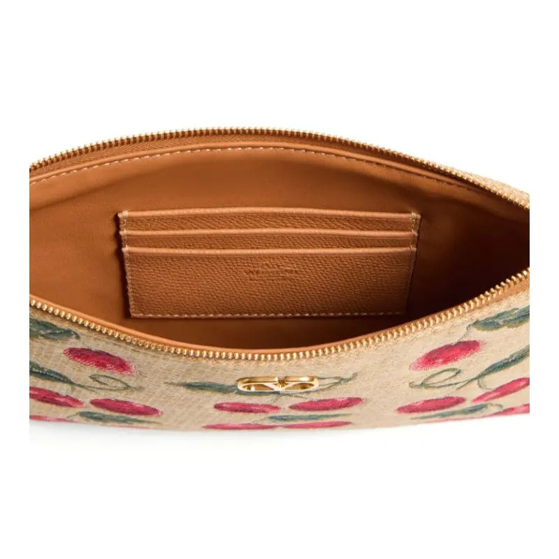Valentino VLogo Signature Cherryfic print Clutch Bag-3