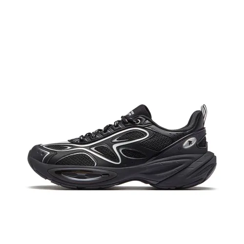 FILA FUSION BUZZARD II Meteorite Shoes 2nd Generation Low Top Casual Shoes Men's Black Silver