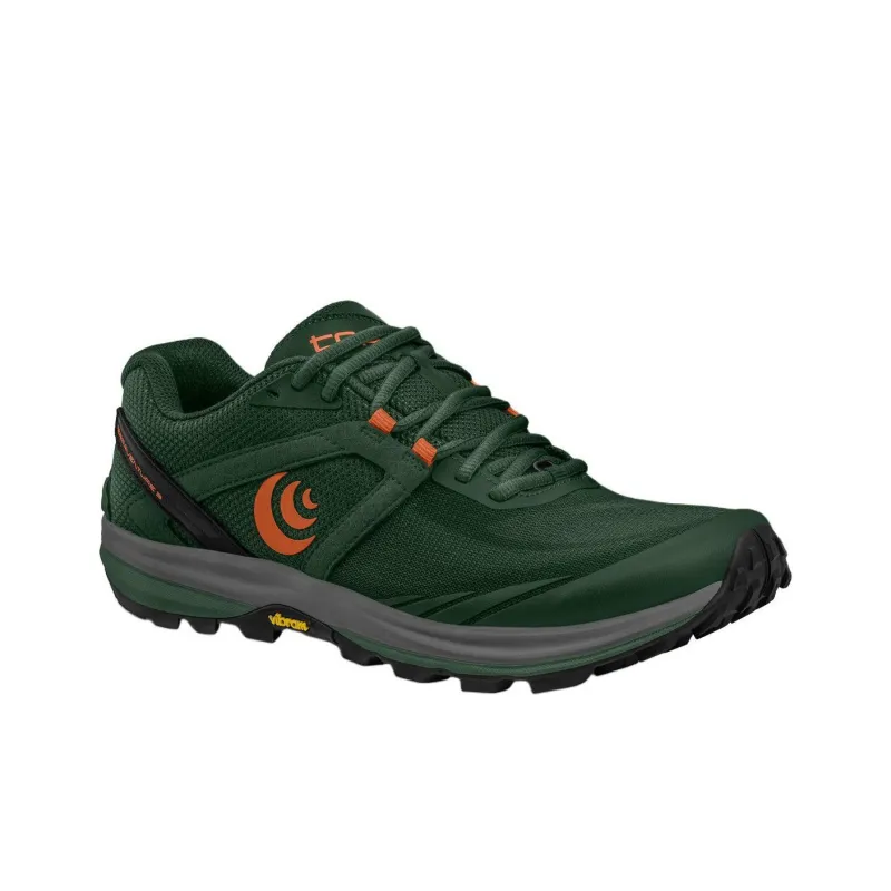 Topo Athletic Anti Slip Wear Resistant Low Top Trail Running Shoes Men's Green-2