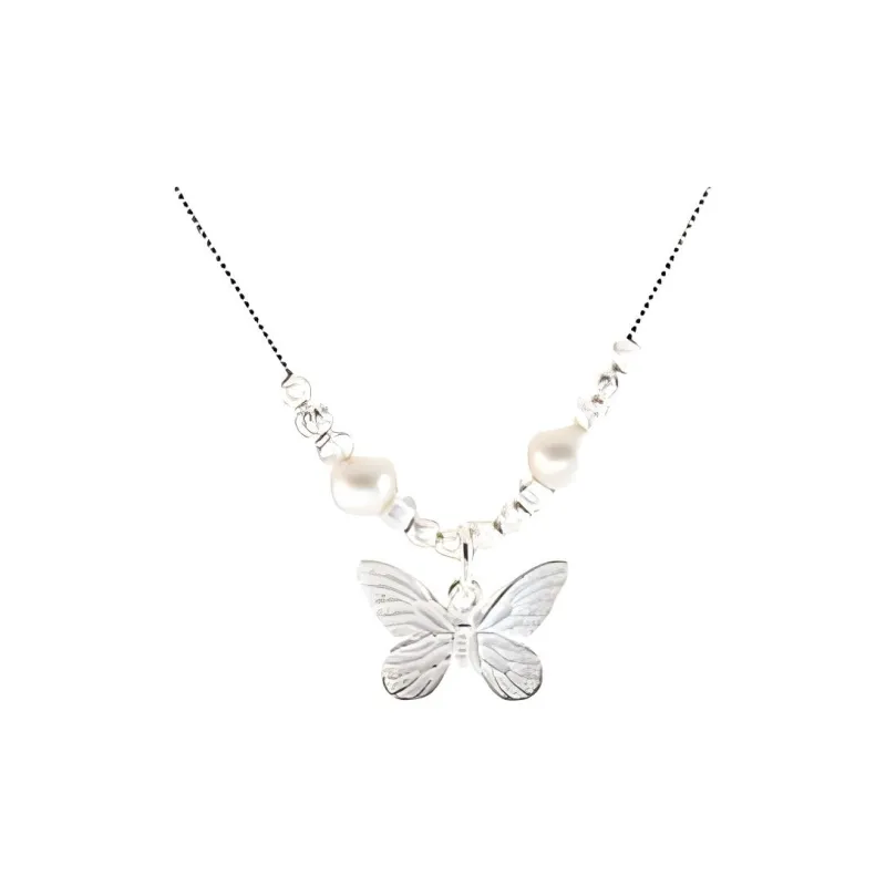 KEMLAIDA 999 Silver Necklaces Women's-0