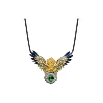 Three Blessings Of Happiness S925 Silver Necklaces Unisex