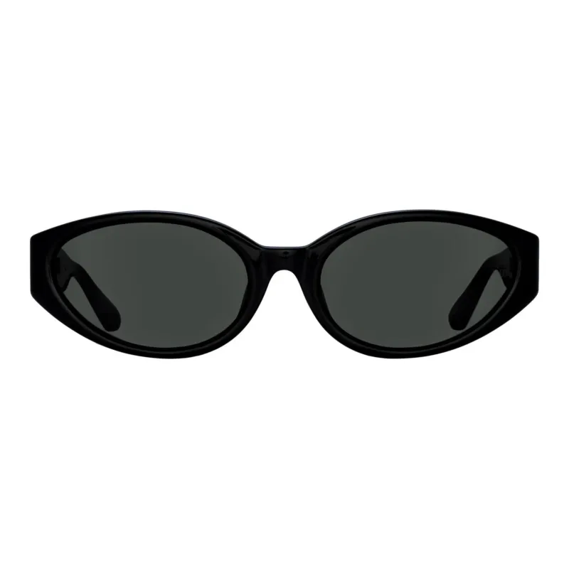 Linda Farrow Lyra Oval Frame Sunglasses-1
