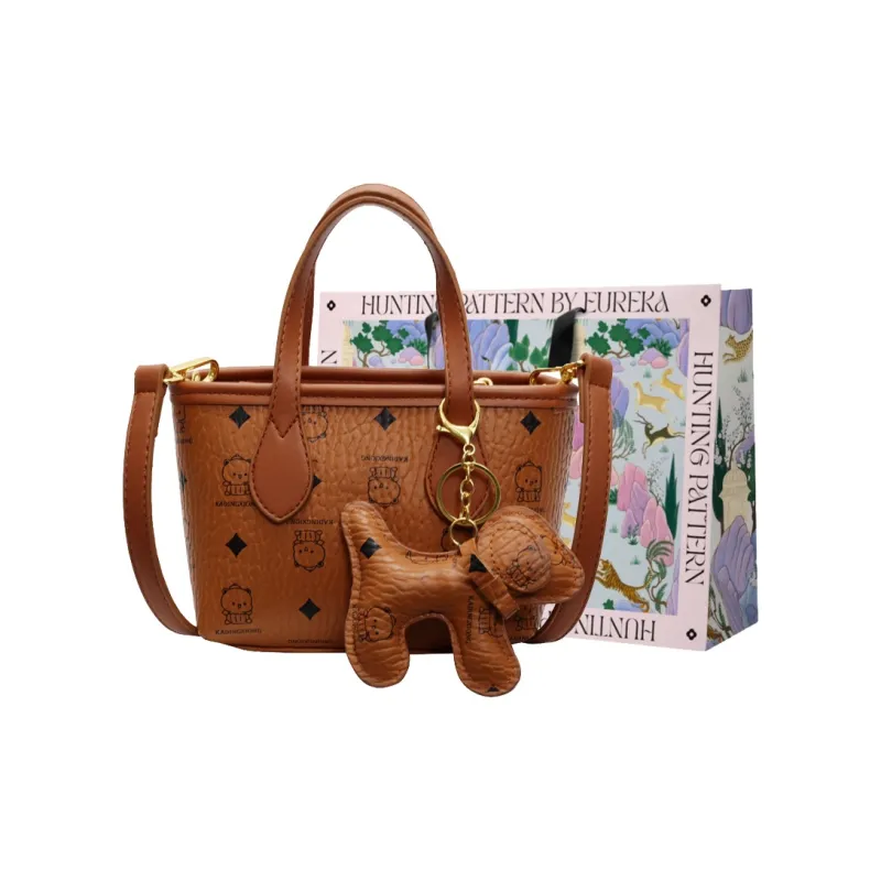 BLAKE FLEETO PU Portable Crossbody Bag Shoulder Bag Regular Women's Girly Pink/Beige Brown/Dark Brown-5