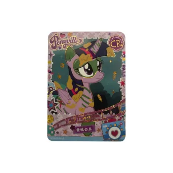 KAYOU My Little Pony Card Fun Shadow Pack Third Edition CR Card Twilight Sparkle Princess CR Card IP/Anime Cards 1 Pc